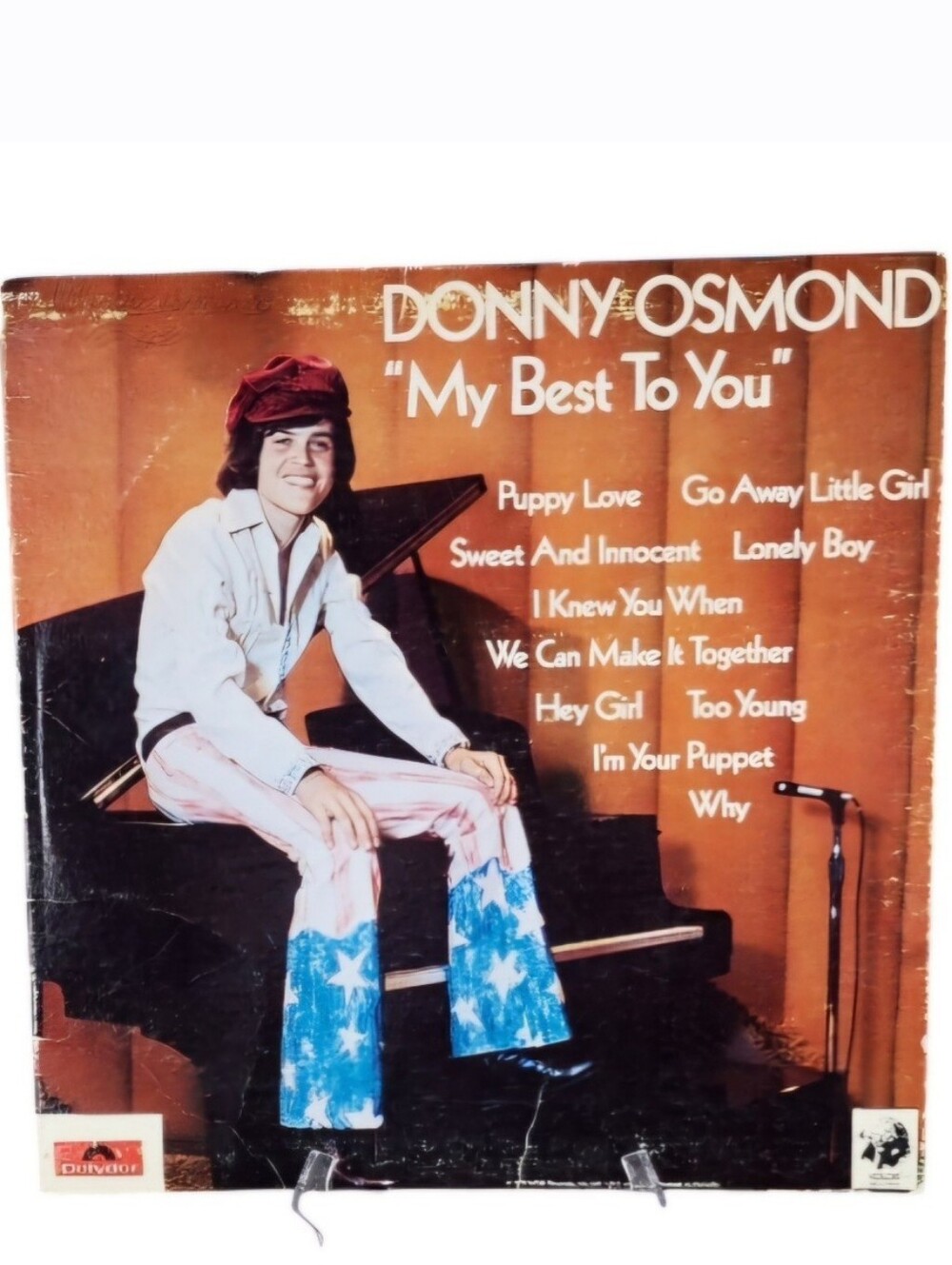 Vintage 1972 Donny Osmond My Best To You Vinyl Record Puppy Love